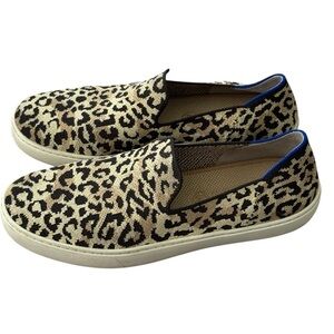 Rothy's Camo Cat Original Slip Loafers Cheetah Leopard Print